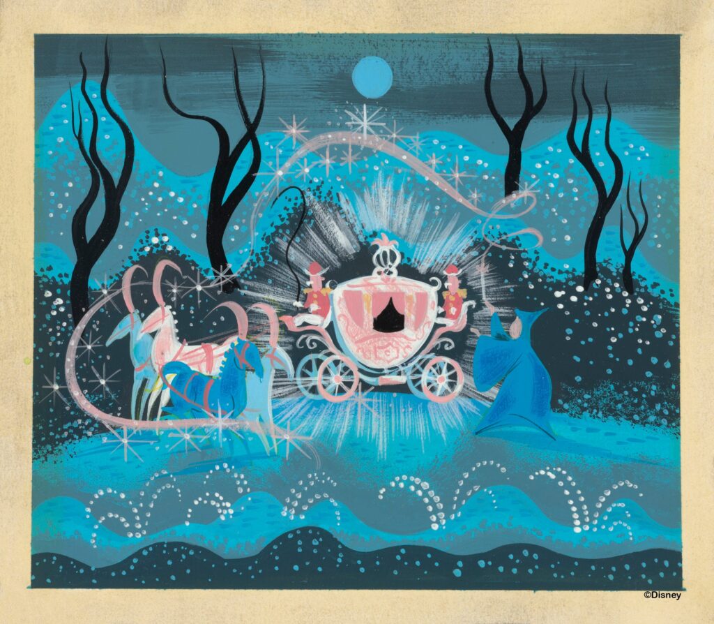 Mary Blair concept painting for Cinderella