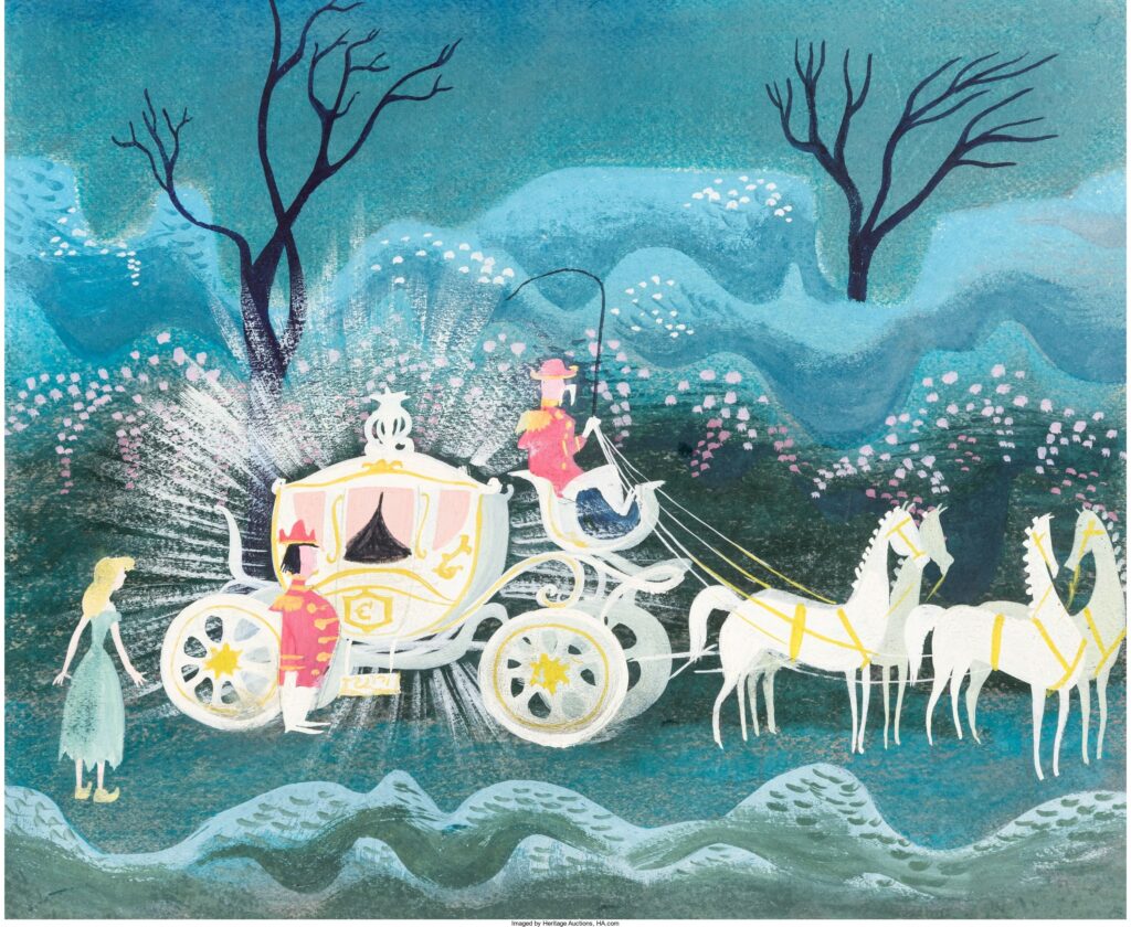 Mary Blair concept painting for Cinderella