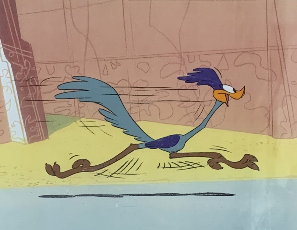 Road Runner 1970’s original publicity cel. $1450.00